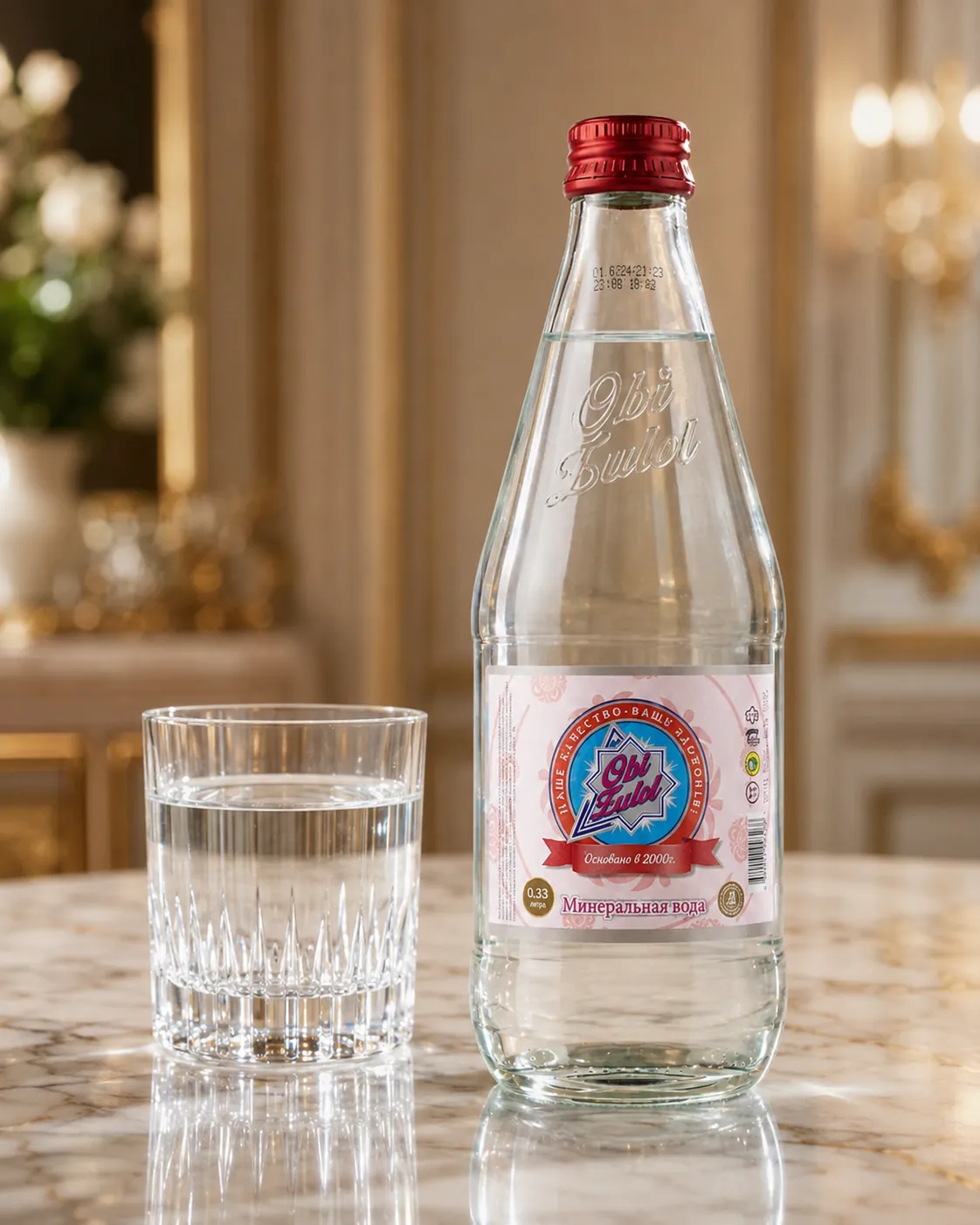Вода Оби Зулол в стекле